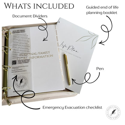 The Peace of Mind Folder - Black